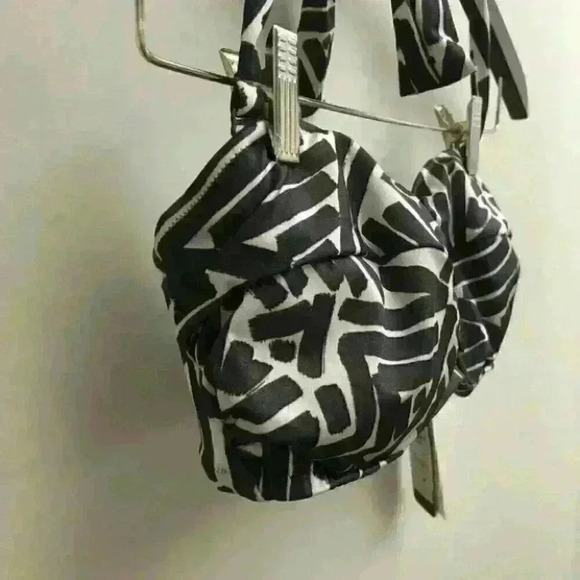 Fantasie  San Marino Geometric Twist Bikini Top Lycra Brown Gray Size 32DD NWT - Picture 5 of 12